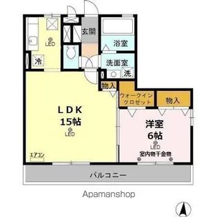 埼玉県鴻巣市北新宿【アパート】の間取り