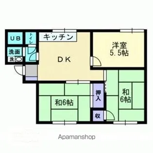 フローラル和泉 B棟【2階】の間取り
