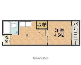 フロンティアハイツFUJIWARA【2階】の間取り