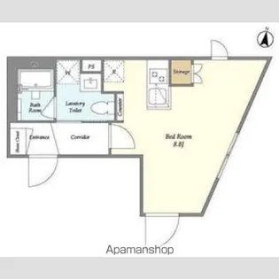 フラッフィー西早稲田【1階】の間取り