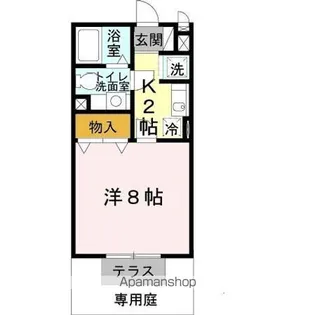 ヴェルドミールⅡ【1階】の間取り