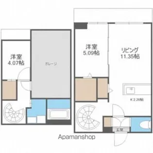 ピオネロ琴似【2階】の間取り