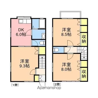 アトラクティブシェルター【1号室】の間取り