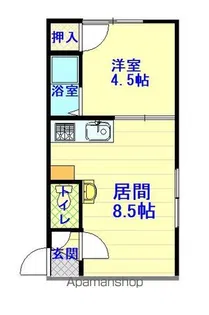 エステートE4.8【106号室】の間取り