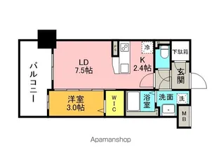 ネストピア博多グランドステージⅢ【10階】の間取り