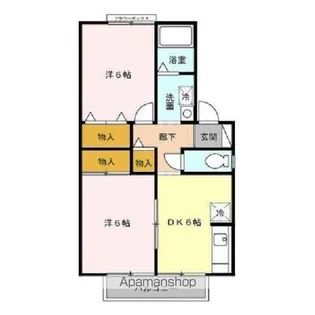 セジュール烏山 ⅡⅢ【III20号室】の間取り