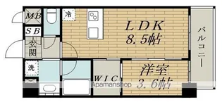 リヴェント福島【407.号室】の間取り
