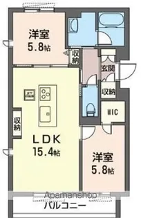 GRAND SOLEIL【102号室号室】の間取り