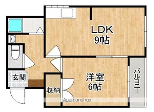 サンハイツ新大宮【3階】の間取り