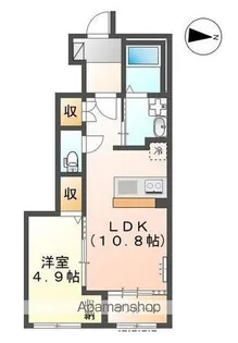 メイプルハウス藤ヶ丘Ⅰ【1階】の間取り