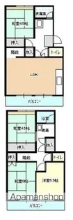 高陽金平団地 1号棟【303号室号室】の間取り