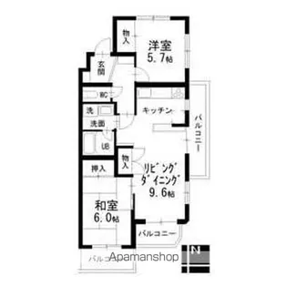 ヒルトップ東山【2階】の間取り
