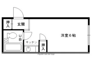 シャトレ花園【401号室】の間取り