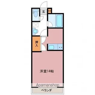 ジーピーⅡ番館【4階】の間取り