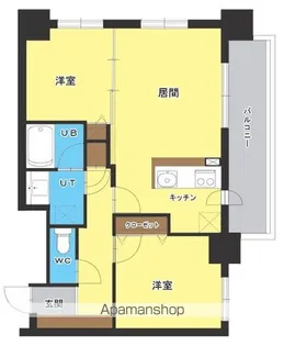 レジディア円山北五条【7階】の間取り