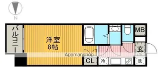 シエルブルー栄【7階】の間取り