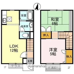 アネックス D【1階】の間取り