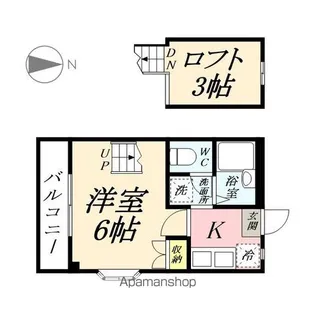 レジデンス石原【2階】の間取り