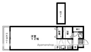 メイテラッセ中島丁【5階】の間取り