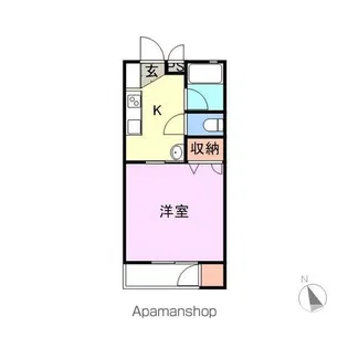 フレンドパレス【1階】の間取り