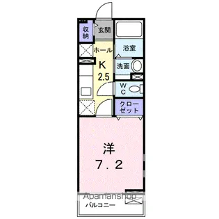 ローレル・笹林【2階】の間取り