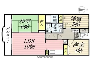 アーク河辺【5階】の間取り