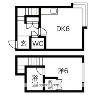 クリエイト北28条I【101号室】の間取り