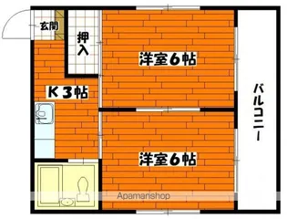 松山ビル(掲載NG)【201号室】の間取り