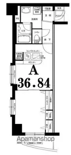 グリフィン横浜・東口弐番館【301号室】の間取り