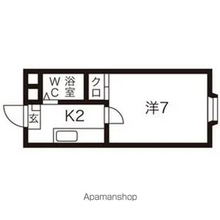 ハイデンスMM北20条【406号室】の間取り