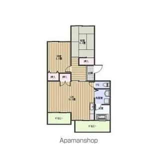 サンハイツひさし【3階】の間取り