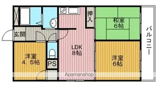 タルイレジデンス【2階】の間取り
