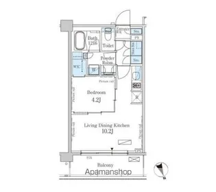 パークアクシス駒込HILLTOP【2階】の間取り