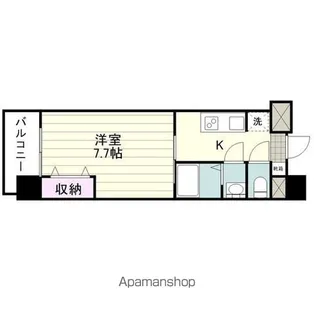 RJRプレシア郡元スクエア【1121号室】の間取り