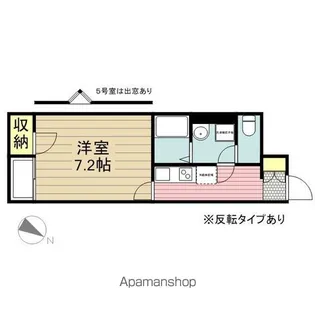 サンドエル天台【1階】の間取り