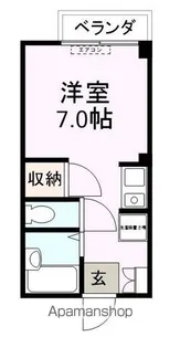 ヴィラルピナス【205号室】の間取り