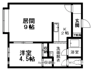 BAY FLAT(ベイ・フラット)【G号室】の間取り