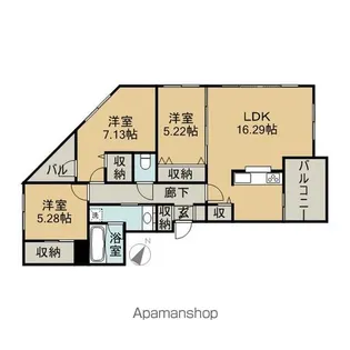 MーSELECTION.STELLA【4階】の間取り