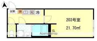 アルマ西小岩【2階】の間取り