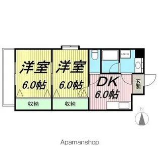 レジデンス27番館【603号室】の間取り