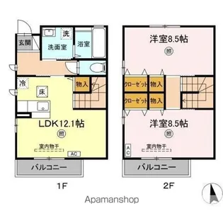 サクラテラス【1階】の間取り