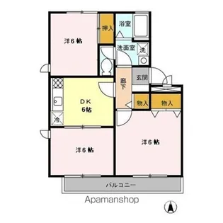 シンヤハンズ I【3階】の間取り