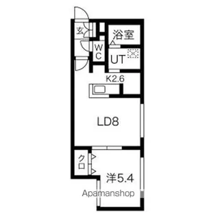 シティレジデンス南8条【3階】の間取り