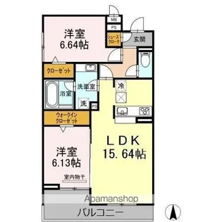 ガーデンテラス【1階】の間取り
