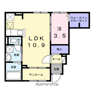 ベラヴィータ【1階】の間取り