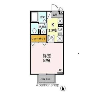 ドエル・シン【2階】の間取り