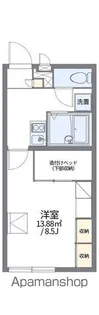 レオパレス能美【1階】の間取り