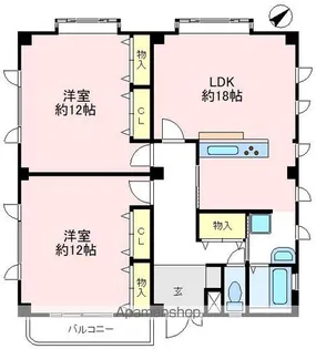 ヤミゾビル【3階】の間取り