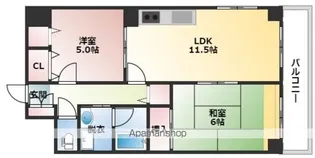 ユアコート天満【4階】の間取り