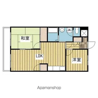 第一吉田マンション【2階】の間取り